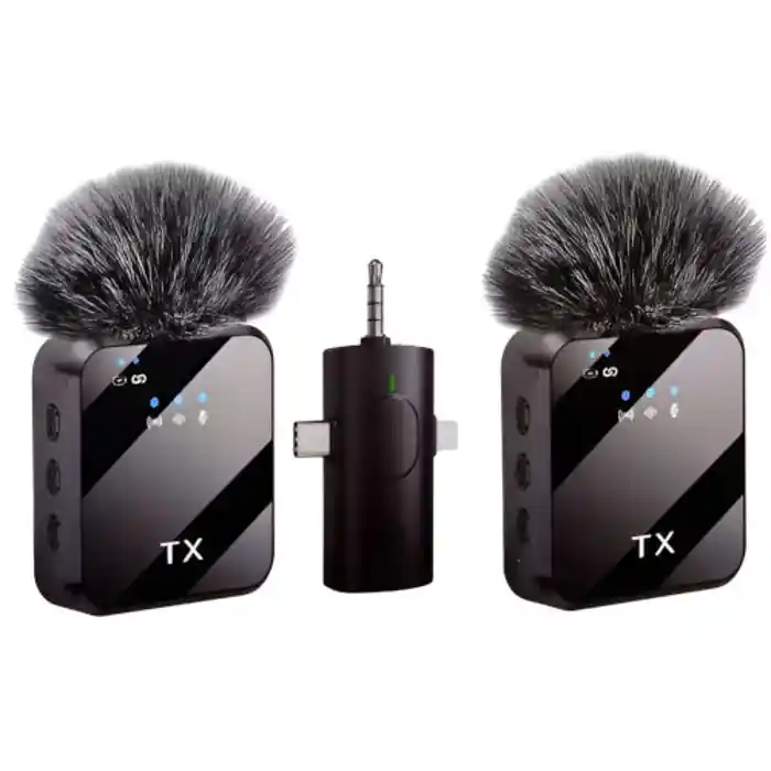 F11-2 Wireless Microphone For IPhone Android and Camera
